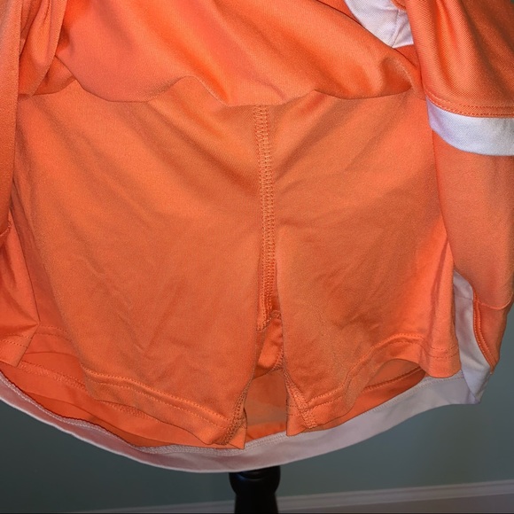 Bollé Orange Tennis Skirt With White Outline Size Large Athleisure - Picture 4 of 12